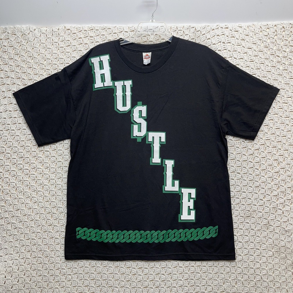 Hustle‎ T-Shirt Men's XL Alstyle Short Sleeve T